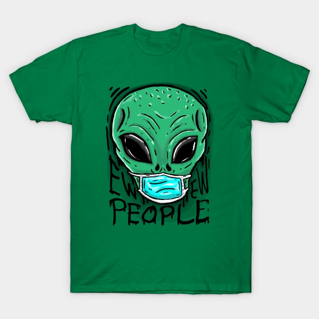 EW, People Alien T-Shirt by RCM Graphix